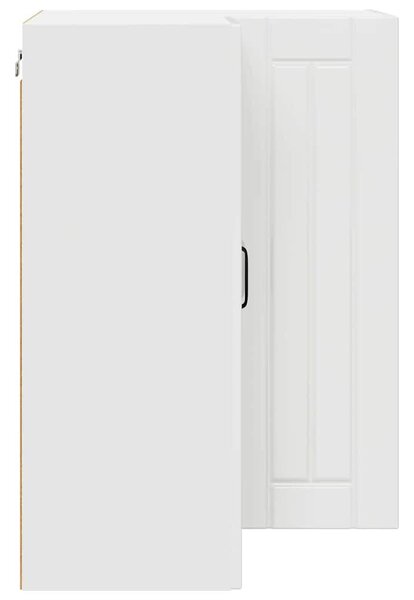 VidaXL Konyhaszekrény Magas Fényű Fehér 57 x 57 x 80 cm Faanyag