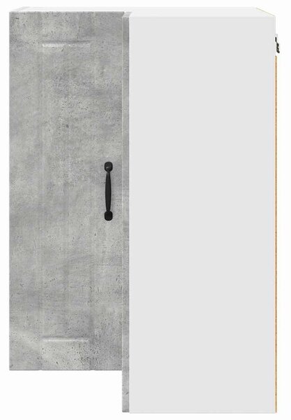 VidaXL Konyhaszekrény Beton Szürke 57 x 57 x 80 cm Faanyag