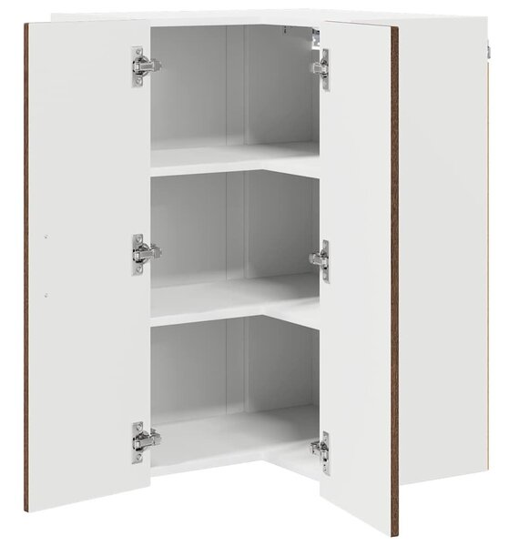 VidaXL Fali konyhaszekrény Barna Tölgy 57 x 57 x 80 cm Faanyag
