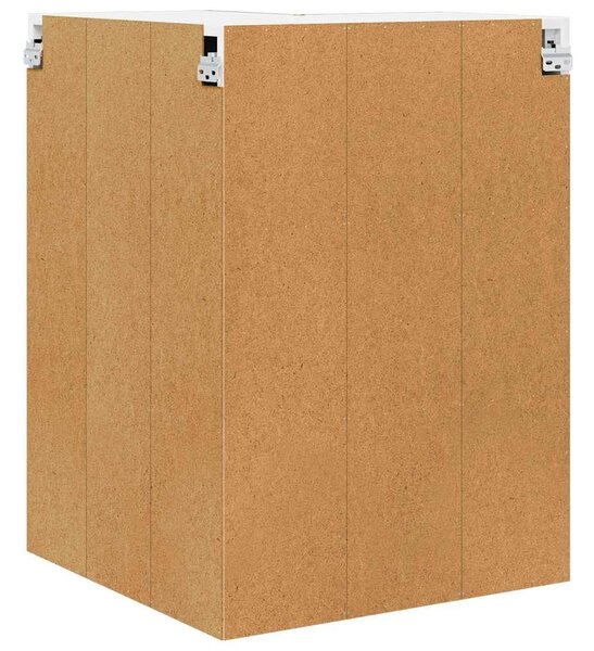VidaXL Fali konyhaszekrény polcokkal Öreg fa 57 x 57 x 80 cm Faanyag