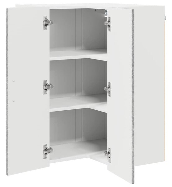 VidaXL Konyhaszekrény Szürke Sonoma 57 x 57 x 80 cm Faanyag