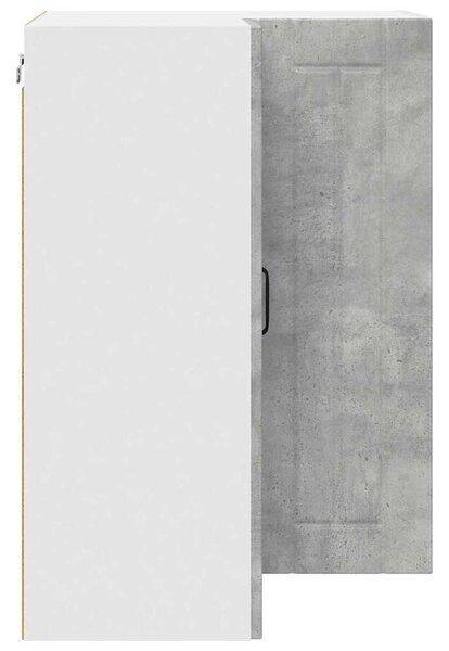 VidaXL Konyhaszekrény Beton Szürke 57 x 57 x 80 cm Faanyag