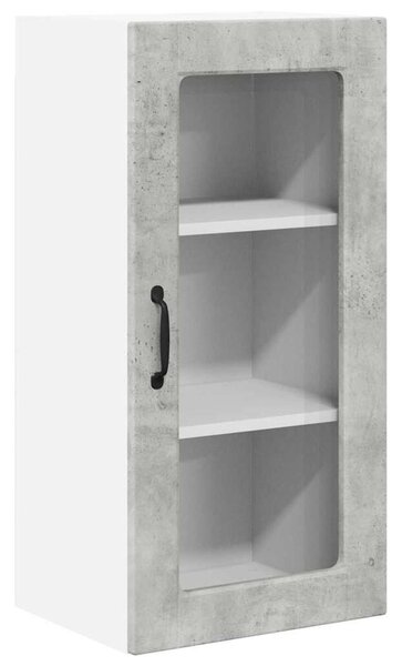 VidaXL Konyhaszekrény 2 pcs Beton Szürke 40 x 31 x 80 cm Faanyag