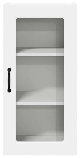 VidaXL Konyhaszekrény 2 pcs Magas Fényű Fehér 40 x 31 x 80 cm Faanyag