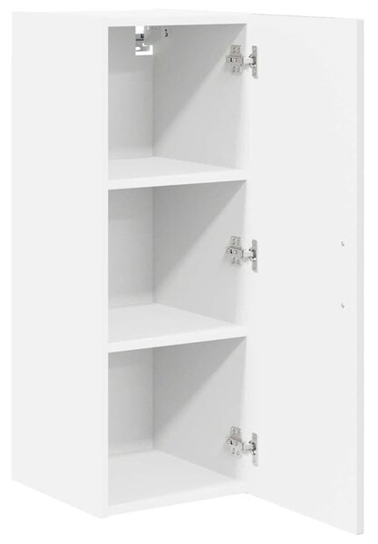 VidaXL Konyhaszekrény 2 pcs Magas Fényű Fehér 30 x 31 x 80 cm Faanyag