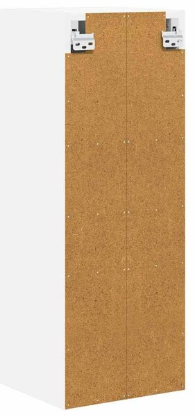 VidaXL Konyhaszekrény 2 pcs Magas Fényű Fehér 30 x 31 x 80 cm Faanyag