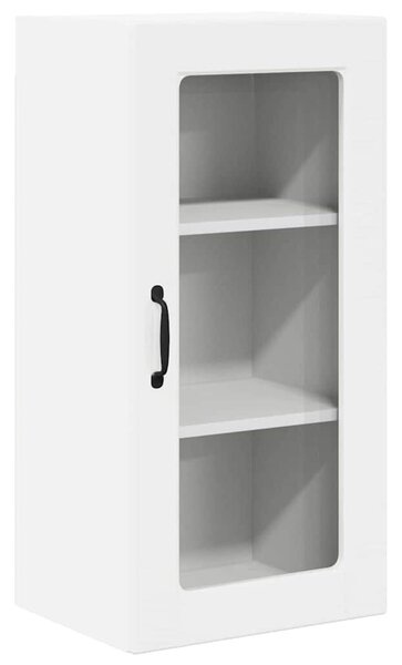 VidaXL Konyhaszekrény 2 pcs Magas Fényű Fehér 40 x 31 x 80 cm Faanyag