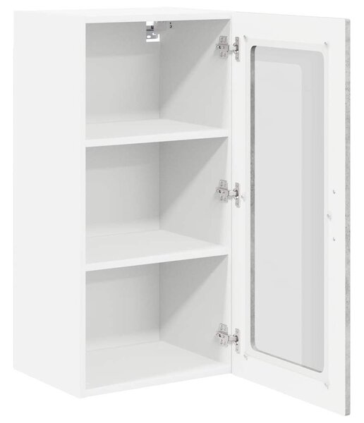 VidaXL Konyhaszekrény 2 pcs Beton Szürke 40 x 31 x 80 cm Faanyag