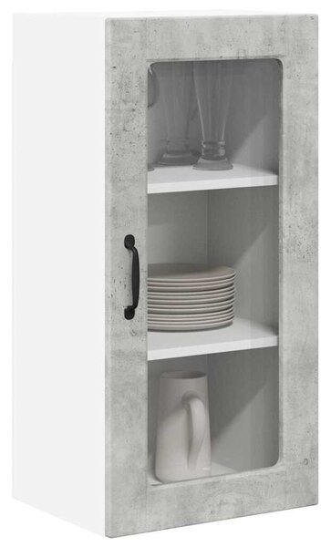 VidaXL Konyhaszekrény 2 pcs Beton Szürke 40 x 31 x 80 cm Faanyag
