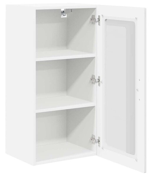 VidaXL Konyhaszekrény 2 pcs Magas Fényű Fehér 40 x 31 x 80 cm Faanyag
