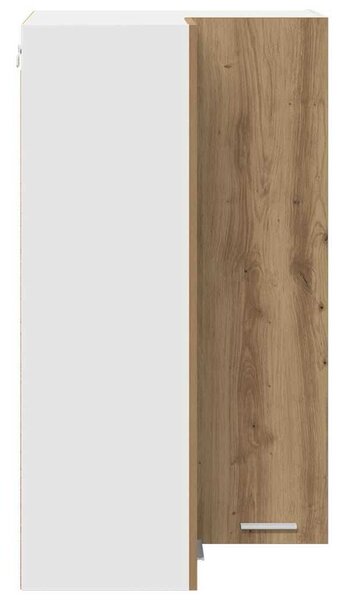 VidaXL Függő szekrény Riga Artisan tölgy és fehér 57 x 57 x 100 cm
