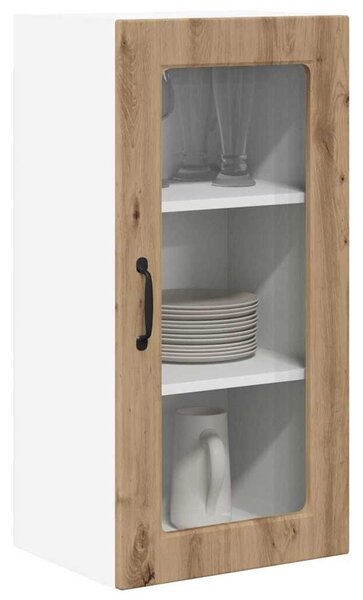 VidaXL Konyhaszekrény 2 pcs Artisan tölgy 40 x 31 x 80 cm Faanyag