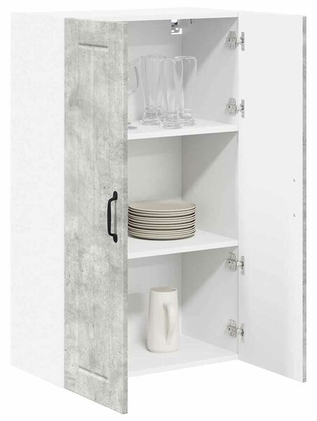 VidaXL Konyhaszekrény Beton Szürke 60 x 31 x 100 cm Faanyag