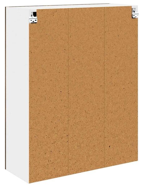 VidaXL Függő szekrény Riga Füstölt tölgy 80 x 31 x 100 cm Faanyag