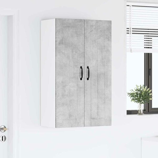 VidaXL Konyhaszekrény Beton Szürke 60 x 31 x 100 cm Faanyag