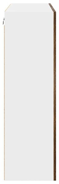 VidaXL Függő szekrény Riga Füstölt tölgy 80 x 31 x 100 cm Faanyag