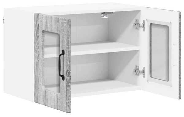 VidaXL Konyhaszekrény 2 pcs Szürke Sonoma 60 x 31 x 40 cm Faanyag