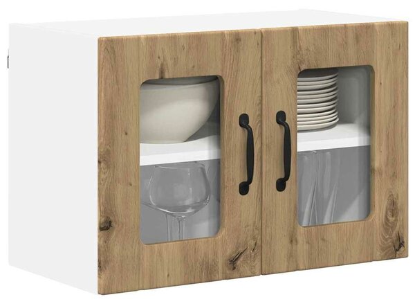 VidaXL Konyhaszekrény 2 pcs Artisan tölgy 60 x 31 x 40 cm Faanyag