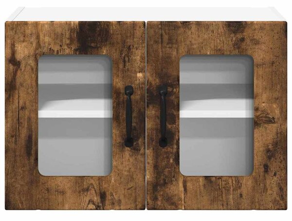 VidaXL Konyhaszekrény 2 pcs Füstölt tölgy 60 x 31 x 40 cm Faanyag