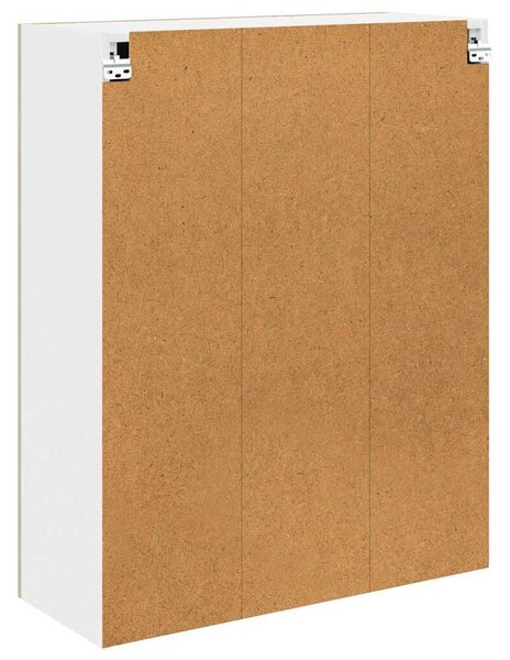 VidaXL Függő szekrény tárolóval Sonoma tölgy 80 x 31 x 100 cm Faanyag