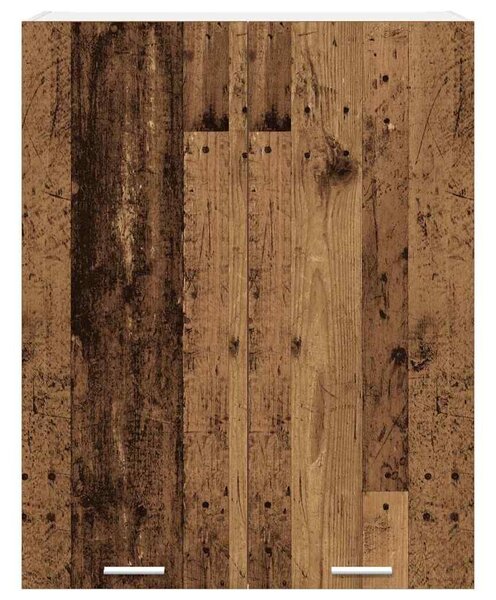 VidaXL Függő szekrény polcokkal Riga Öreg fa 80 x 31 x 100 cm Faanyag