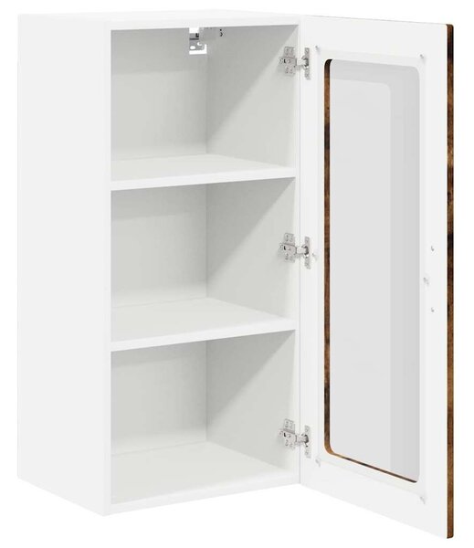 VidaXL Konyhaszekrény 2 pcs Füstölt tölgy 40 x 31 x 80 cm Faanyag