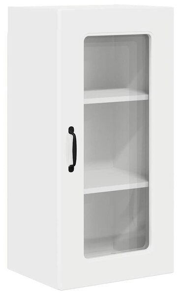 VidaXL Fali konyhaszekrény 2 pcs Magas Fényű Fehér 40 x 31 x 80 cm
