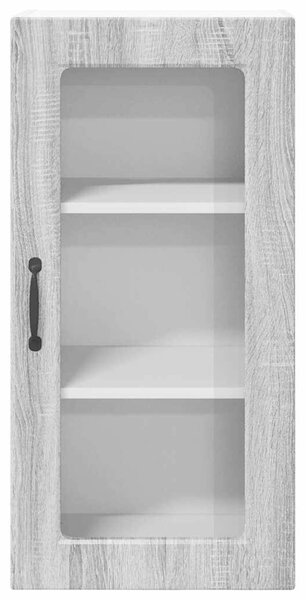 VidaXL Konyhaszekrény 2 pcs Szürke Sonoma 40 x 31 x 80 cm Faanyag