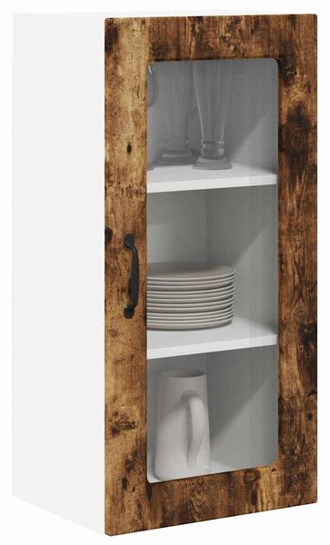 VidaXL Konyhaszekrény 2 pcs Füstölt tölgy 40 x 31 x 80 cm Faanyag