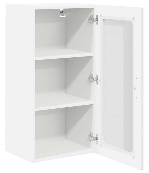VidaXL Fali konyhaszekrény 2 pcs Magas Fényű Fehér 40 x 31 x 80 cm