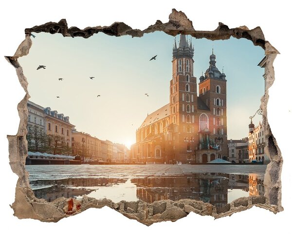 3d-s lyuk vizuális effektusok matrica Krakkó, lengyelország