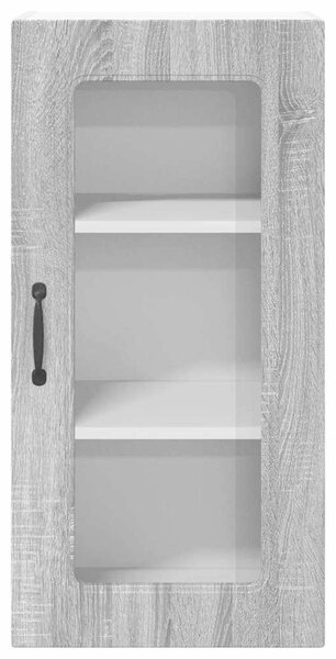 VidaXL Fali konyhaszekrény 2 pcs Szürke Sonoma 40 x 31 x 80 cm Faanyag