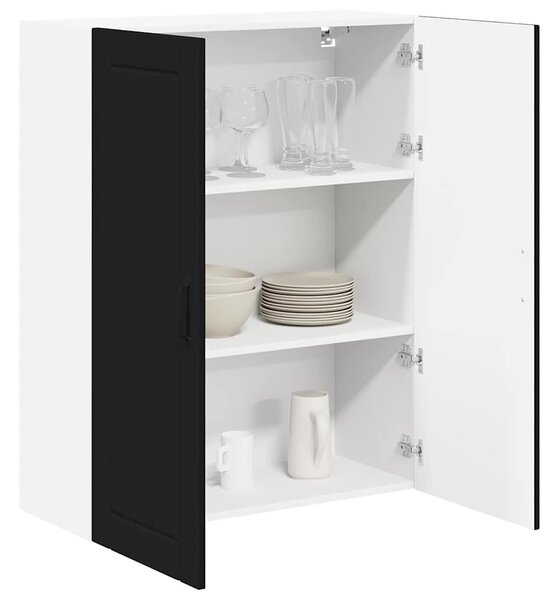 VidaXL Konyhaszekrény Fekete 80 x 31 x 100 cm Faanyag