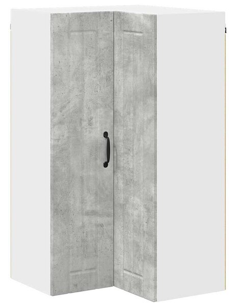 VidaXL Konyhaszekrény Beton Szürke 57 x 57 x 100 cm Faanyag