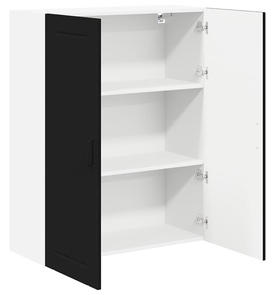 VidaXL Konyhaszekrény Fekete 80 x 31 x 100 cm Faanyag