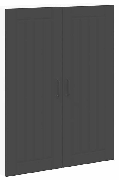 VidaXL Konyhaszekrény Fekete 80 x 31 x 100 cm Faanyag