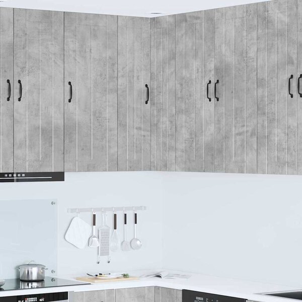 VidaXL Konyhaszekrény Beton Szürke 57 x 57 x 100 cm Faanyag