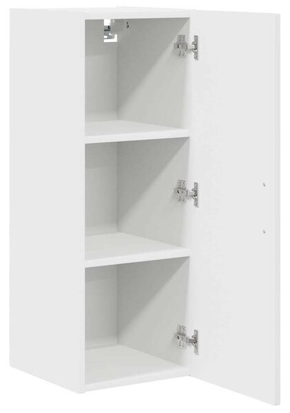 VidaXL Fali konyhaszekrény 2 pcs Magas Fényű Fehér 30 x 31 x 80 cm