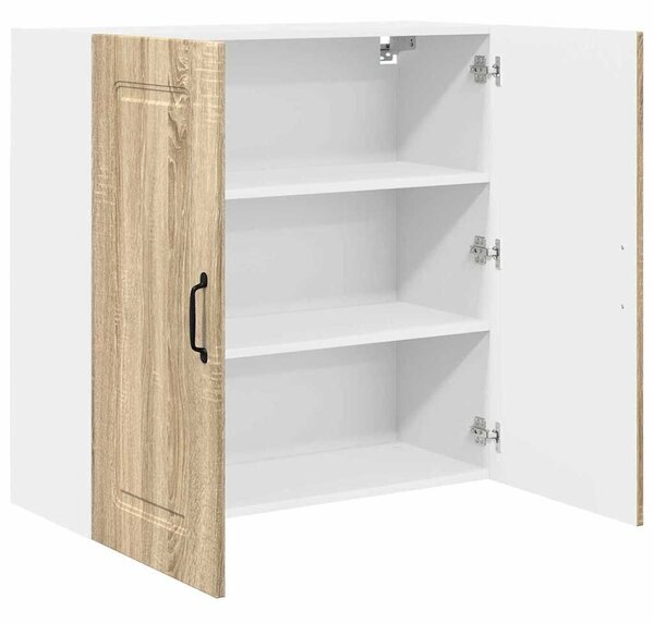 VidaXL Fali konyhaszekrény Sonoma tölgy 80 x 31 x 80 cm Faanyag