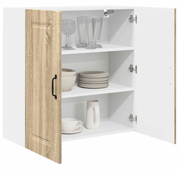 VidaXL Fali konyhaszekrény Sonoma tölgy 80 x 31 x 80 cm Faanyag