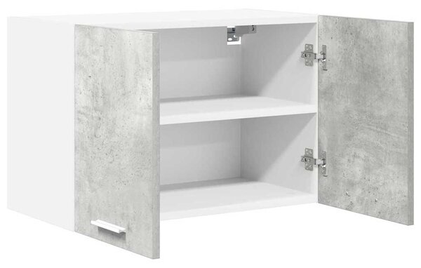 VidaXL Függő szekrény Riga 2 pcs Beton szürke és fehér 60 x 31 x 40 cm