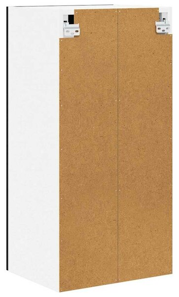 VidaXL Függő szekrény Riga 2 pcs Fekete tölgy 40 x 31 x 80 cm Faanyag