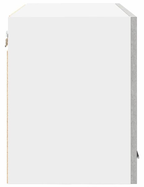 VidaXL Függő szekrény Riga 2 pcs Beton szürke és fehér 60 x 31 x 40 cm