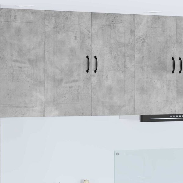 VidaXL Fali konyhaszekrény Beton Szürke 80 x 31 x 80 cm Faanyag