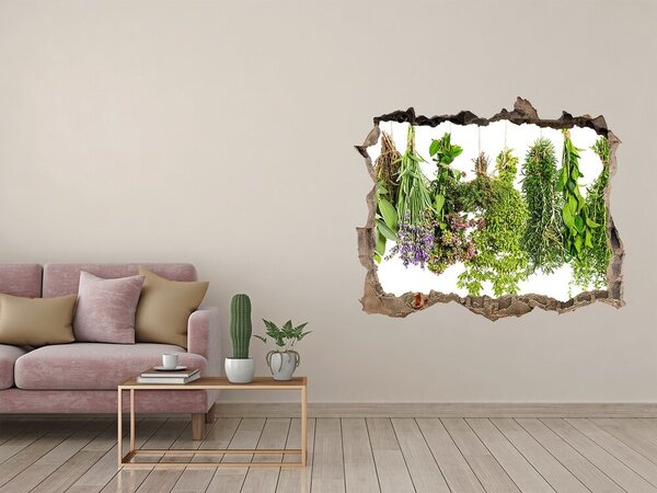 3d-s lyuk vizuális effektusok matrica Herbs egy húr