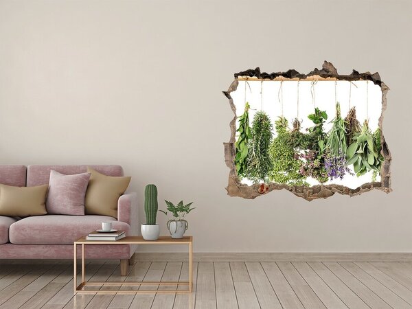 3d-s lyuk vizuális effektusok matrica Herbs egy húr