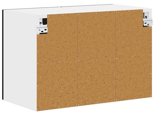 VidaXL Mosogatógép panel Kalmar 2 pcs Fekete 60 x 31 x 40 cm Faanyag