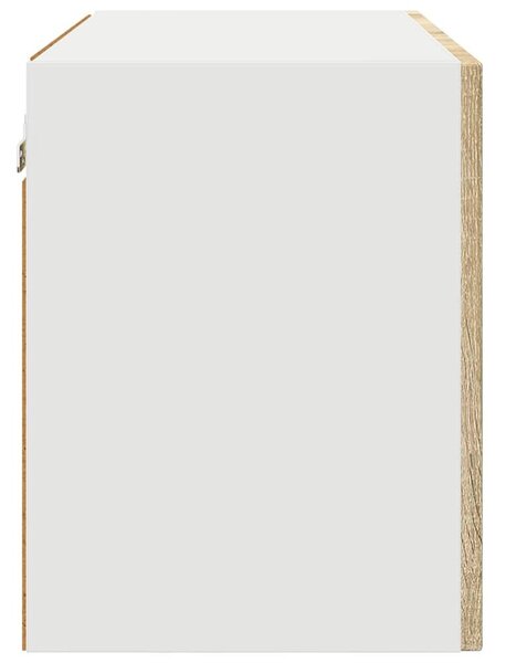 VidaXL Fali konyhaszekrény 2 pcs Sonoma tölgy 60 x 31 x 40 cm Faanyag