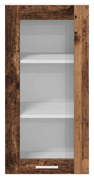 VidaXL Függő szekrény Riga 2 pcs Öreg fa 40 x 31 x 80 cm Faanyag
