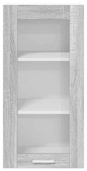 VidaXL Függő szekrény Riga 2 pcs Szürke Sonoma 40 x 31 x 80 cm Faanyag